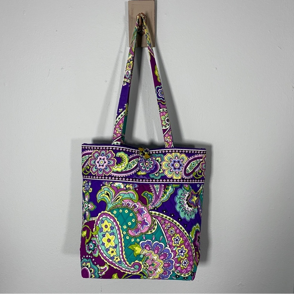 Vera Bradley Heather Purple Paisley Tote